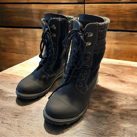 POLAR Womens Memory Foam Thermal Waterproof Snow Boots size 7 - Picture 2 of 11